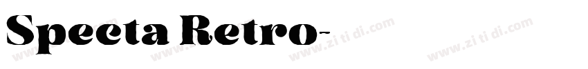Specta Retro字体转换